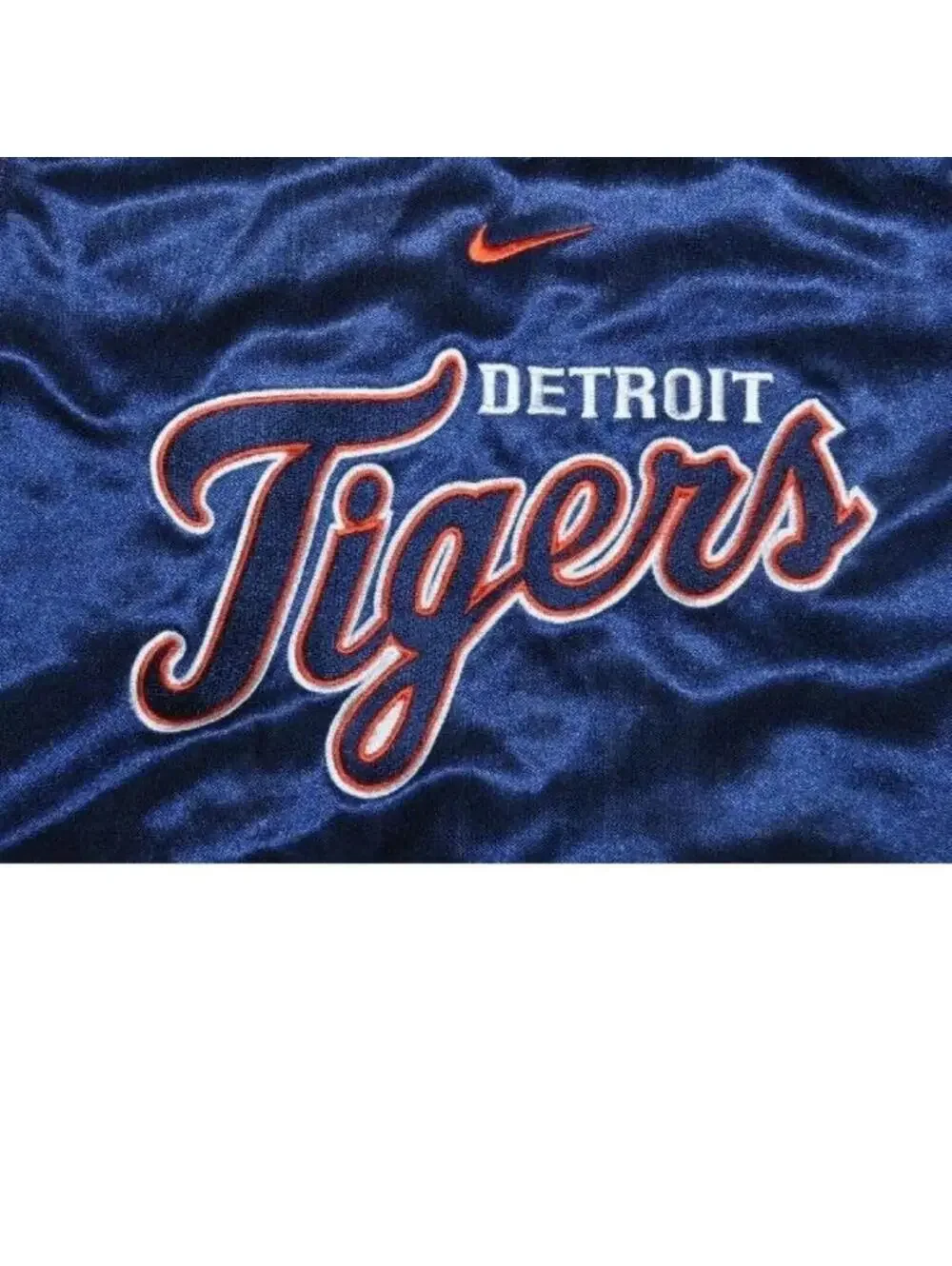 Nike Detroit Tigers Tank Top Boys 4 MLB Baseball Blue Orange Sleeveless